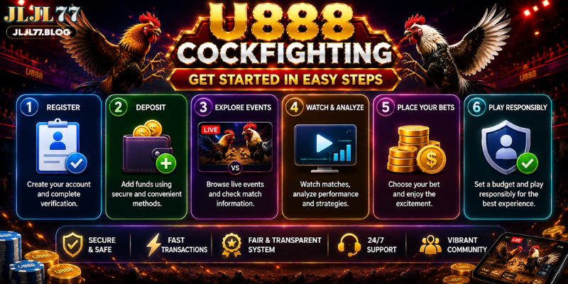 How to Get Started with U888 Cockfighting