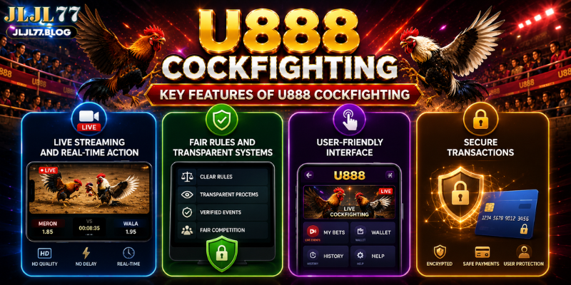 Key Features of U888 Cockfighting